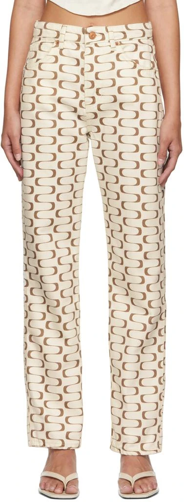 Reformation Off-White Mod Jeans 1