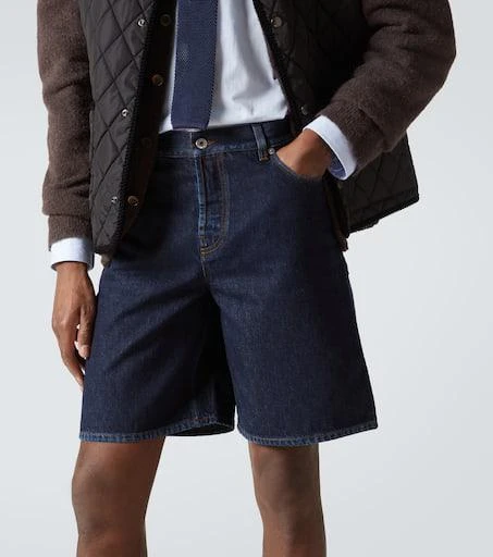 Burberry Mid-rise denim shorts 5