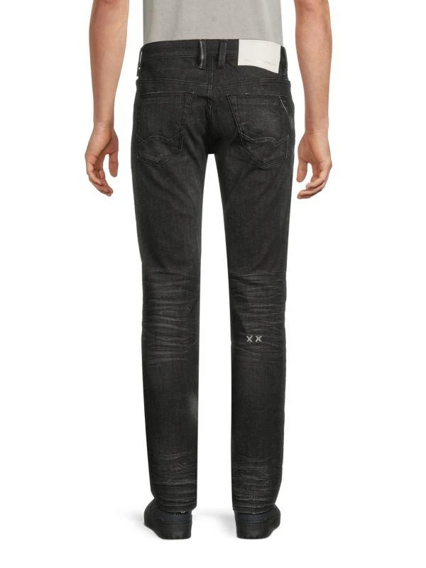 Rocker Distressed Slim-Fit Jeans – On Sale Now with Up to 68% Off