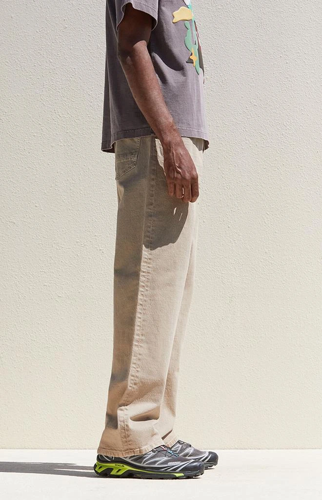 PacSun Tan Baggy Jeans 3