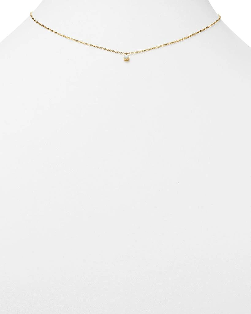Zoe Chicco 14K Yellow Gold Opal Drop Choker Necklace, 14" 2