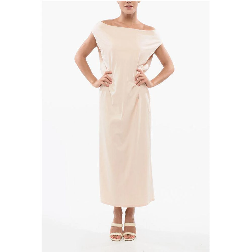 Loulou Studio Loulou Studio Boat Neckline Lightweight Cotton MARTIAL Dress 1