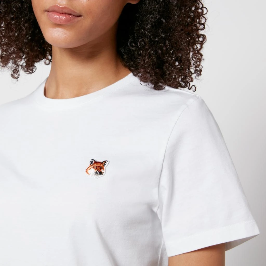 Maison Kitsune Fox Head Cotton-Jersey T-Shirt 4