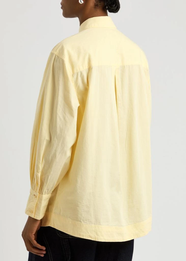 DAMSON MADDER Rue embroidered cotton-poplin shirt 3