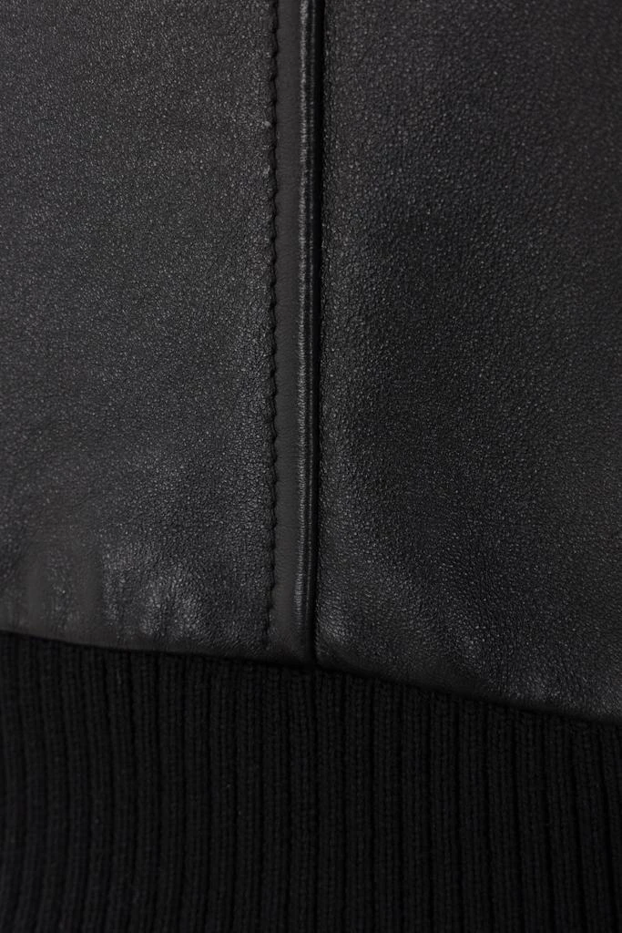 Chloé Chloé Zip-Up Short Leather Jacket 4