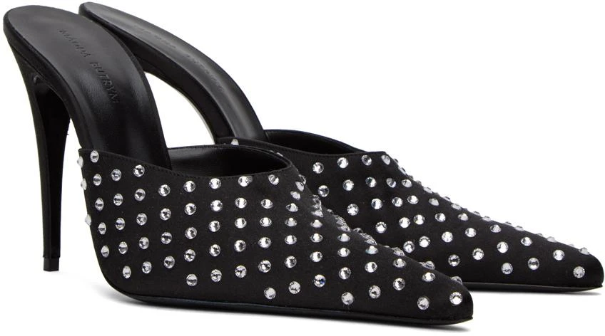 Magda Butrym Black Crystal Heels 4