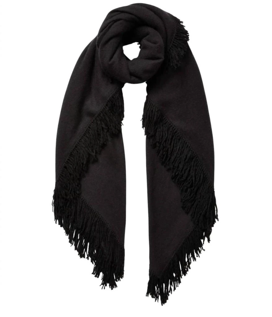 Jane Carr Women's Chalet Square Scarf In Black 1