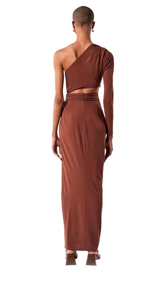 Ronny Kobo Aido Dress In Brunette 3