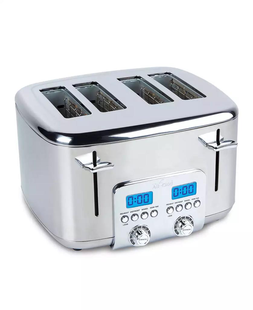 All-Clad Digital Stainless Steel 8.9" Toaster, 4 Slice