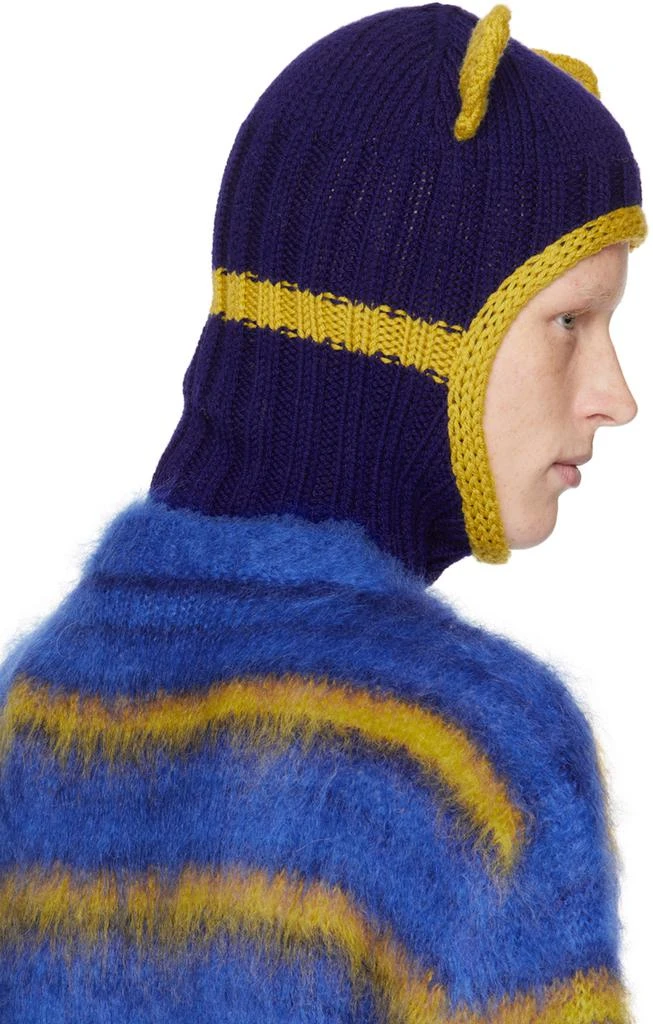 Marni Blue & Yellow Ears Balaclava 3