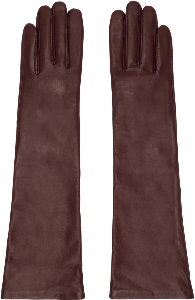 Handsome Stockholm Burgundy Essentials Long Gloves