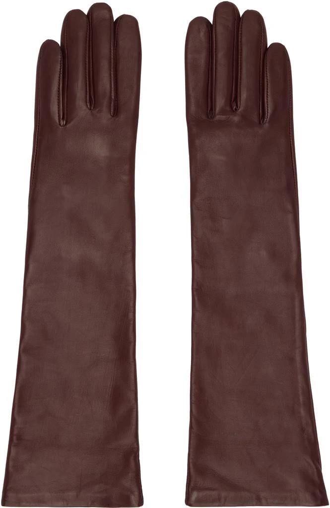 Handsome Stockholm Burgundy Essentials Long Gloves 1