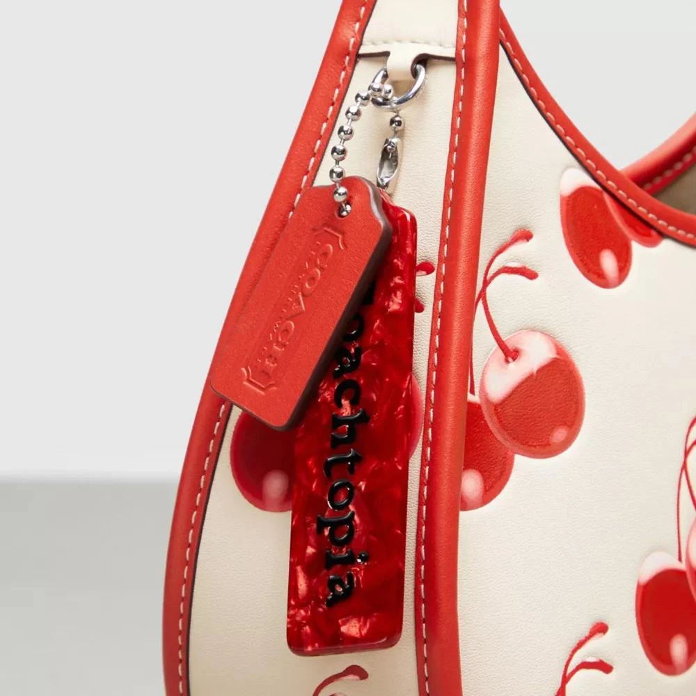 Coach Ergo Bag In Coachtopia Leather With Cherry Print 7