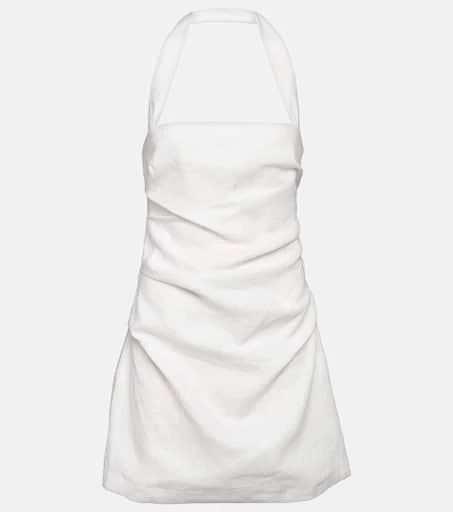 SIR. Noemi halterneck linen minidress 1