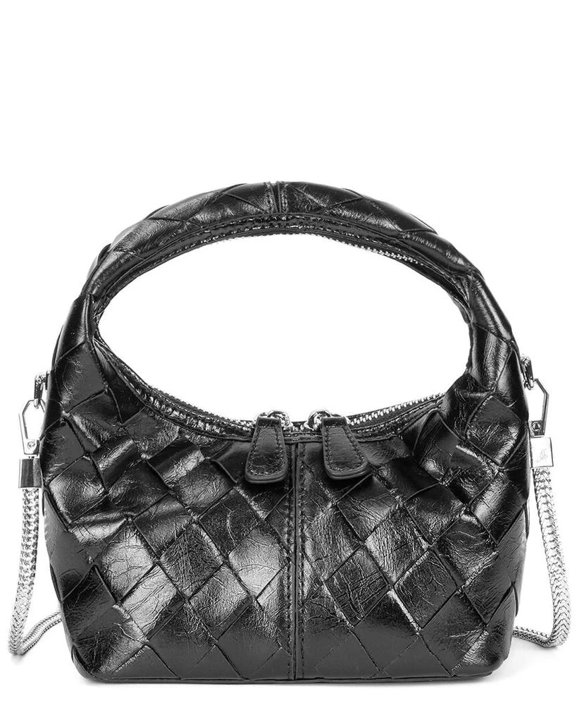 Tiffany & Fred Paris Woven Leather Crossbody Bag 1