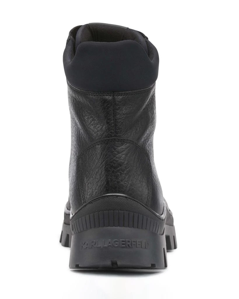 Karl Lagerfeld Paris SMOOTH LEATHER HIKER BOOT 5