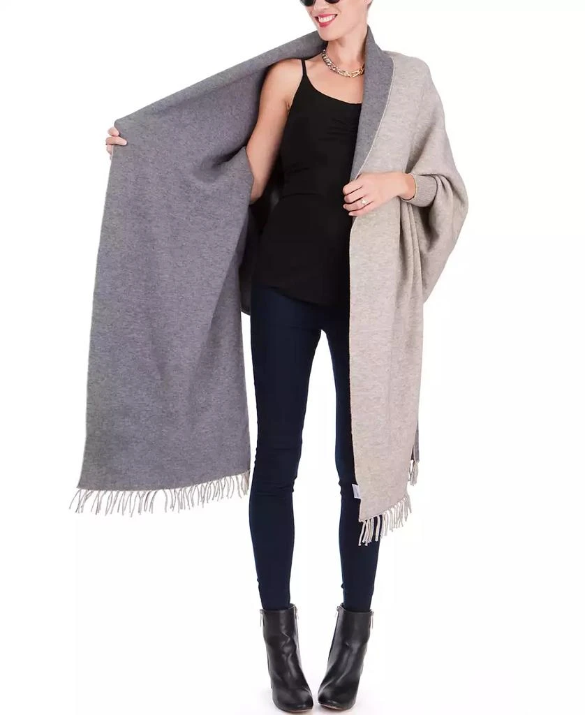Seraphine Two-Tone Luxury Maternity Nursing Shawl Wrap 2