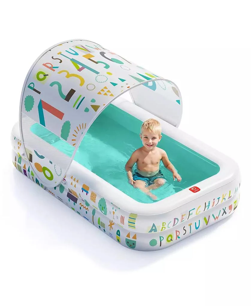 GNUADZ Inflatable Kiddie Pool Ball Pit Soft Floor Sun Protection