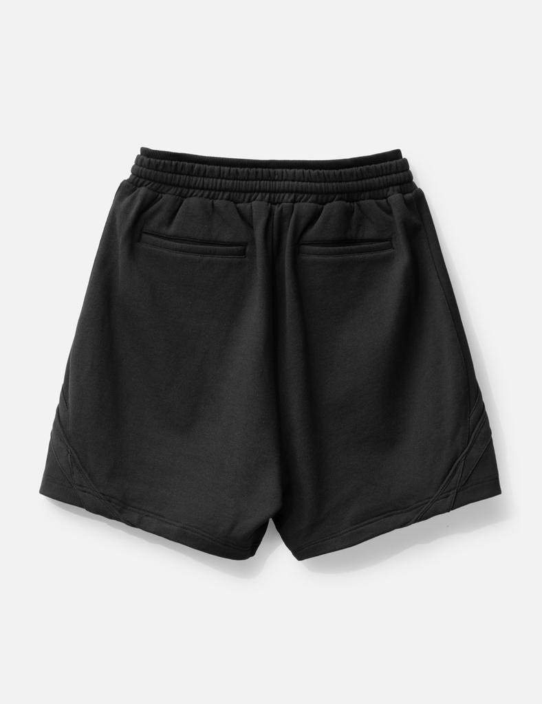 C2H4 Double Waist Sweatshorts