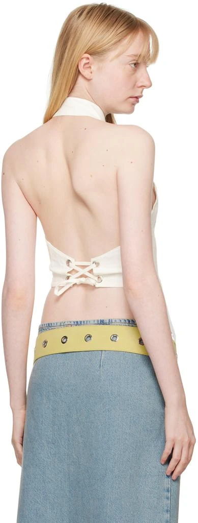 Gimaguas White Ring Tank Top 3