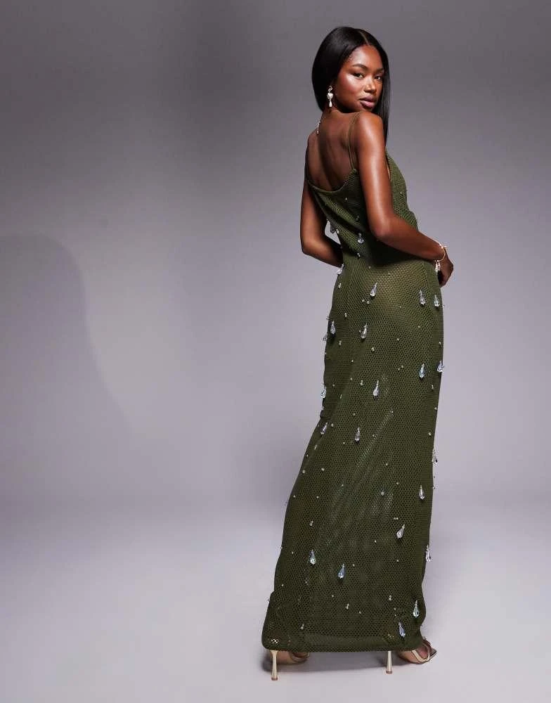 off shoulder dress v neck Newinlook Off-The-Shoulder Emerald V-Neck Mermaid Evening Dress With R