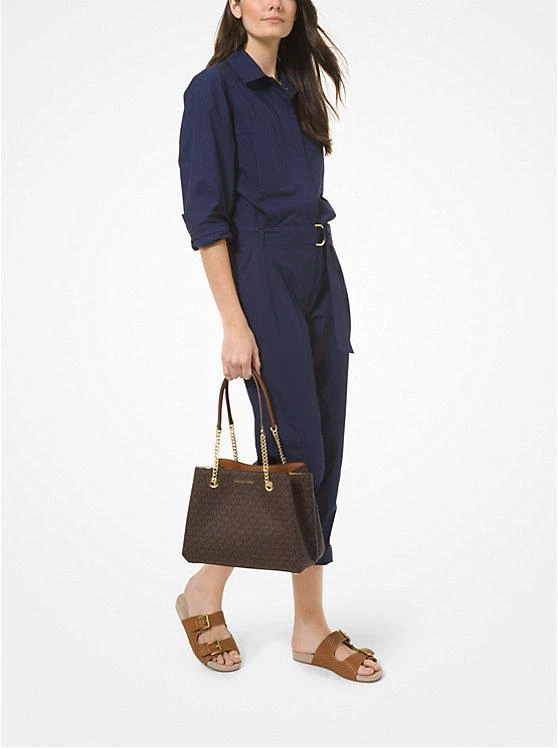 Michael Kors Teagan Large Logo  Shoulder Bag 3