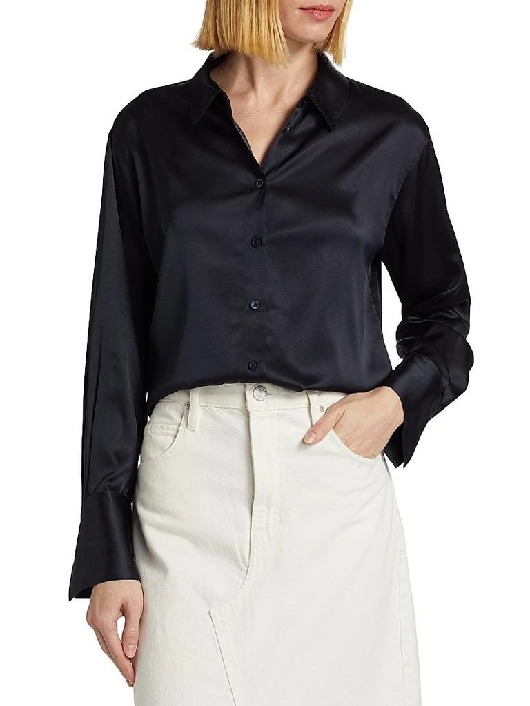 FRAME The Standard Silk Button-Up Shirt 3