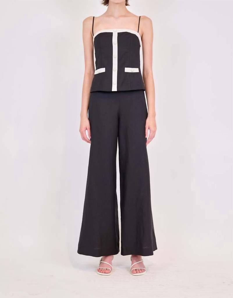 SIMKHAI Simkhai - Eleanor Button Down Cami Top