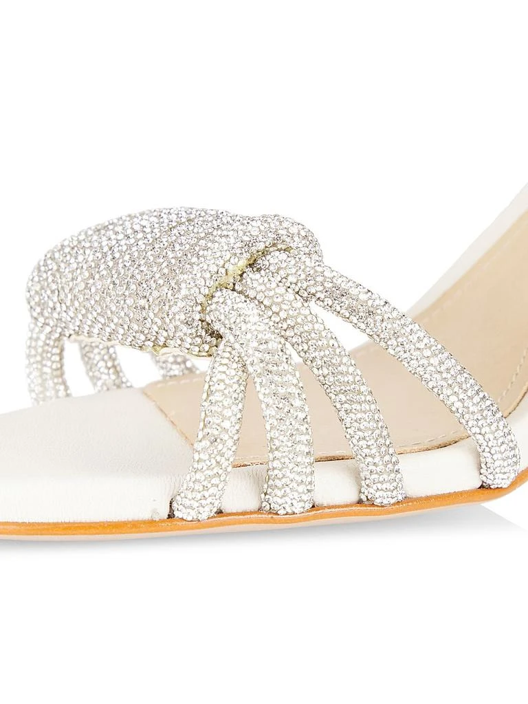 Schutz Jewell 90MM Embellished Block-Heel Sandals 6
