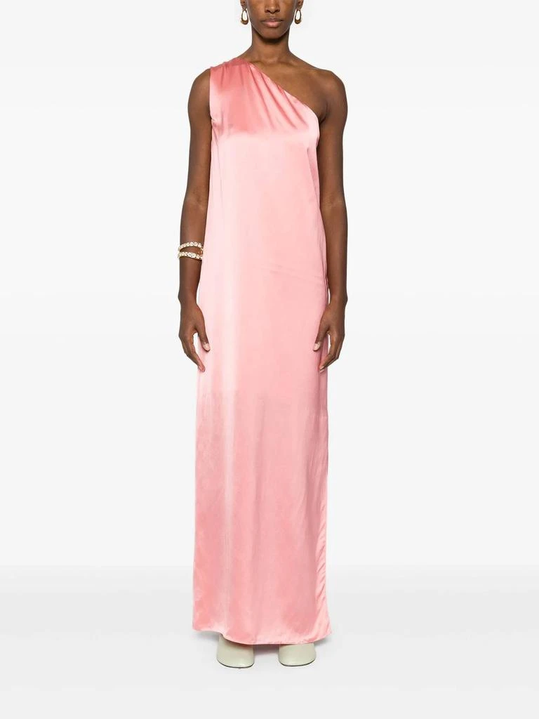 Lanvin Lanvin - Bow Back One Shoulder Satin Gown 1