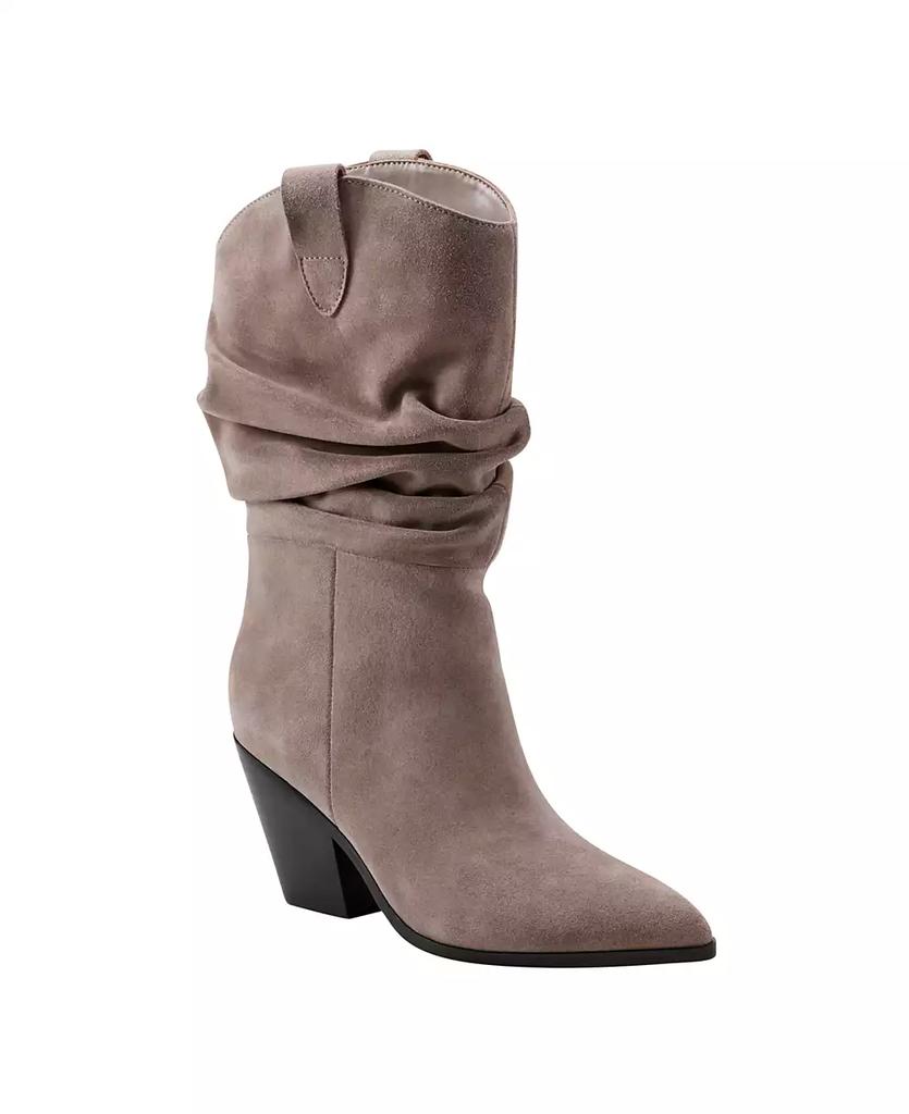 Marc Fisher Women's Myleea Slouchy Pointy Toe Dress Boots
