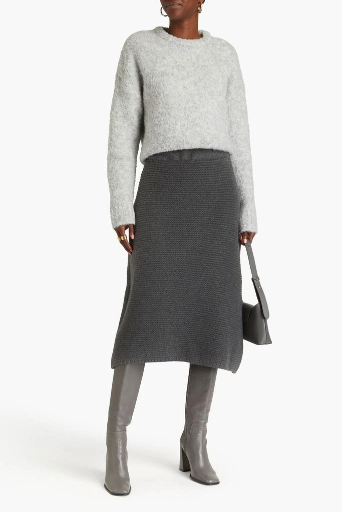 Le 17 Septembre Ribbed wool midi skirt 2