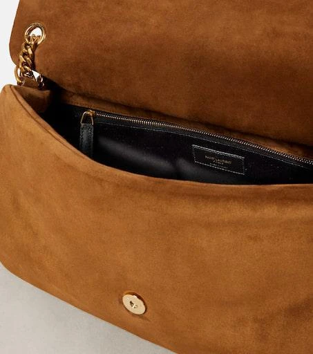 Yves Saint Laurent Calypso Large suede shoulder bag 3