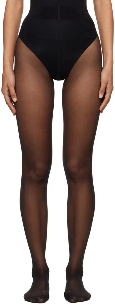 Wolford Black Satin Touch 20 Tights 1