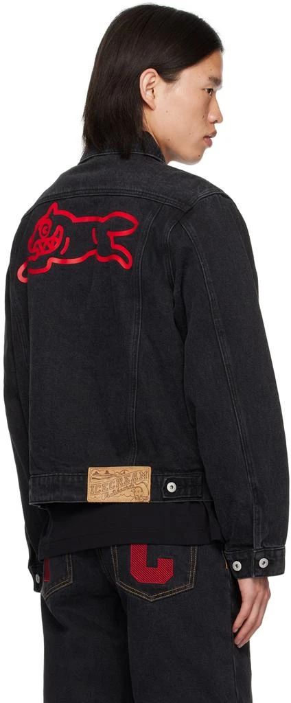 Icecream Black Running Dog Denim Jacket 3