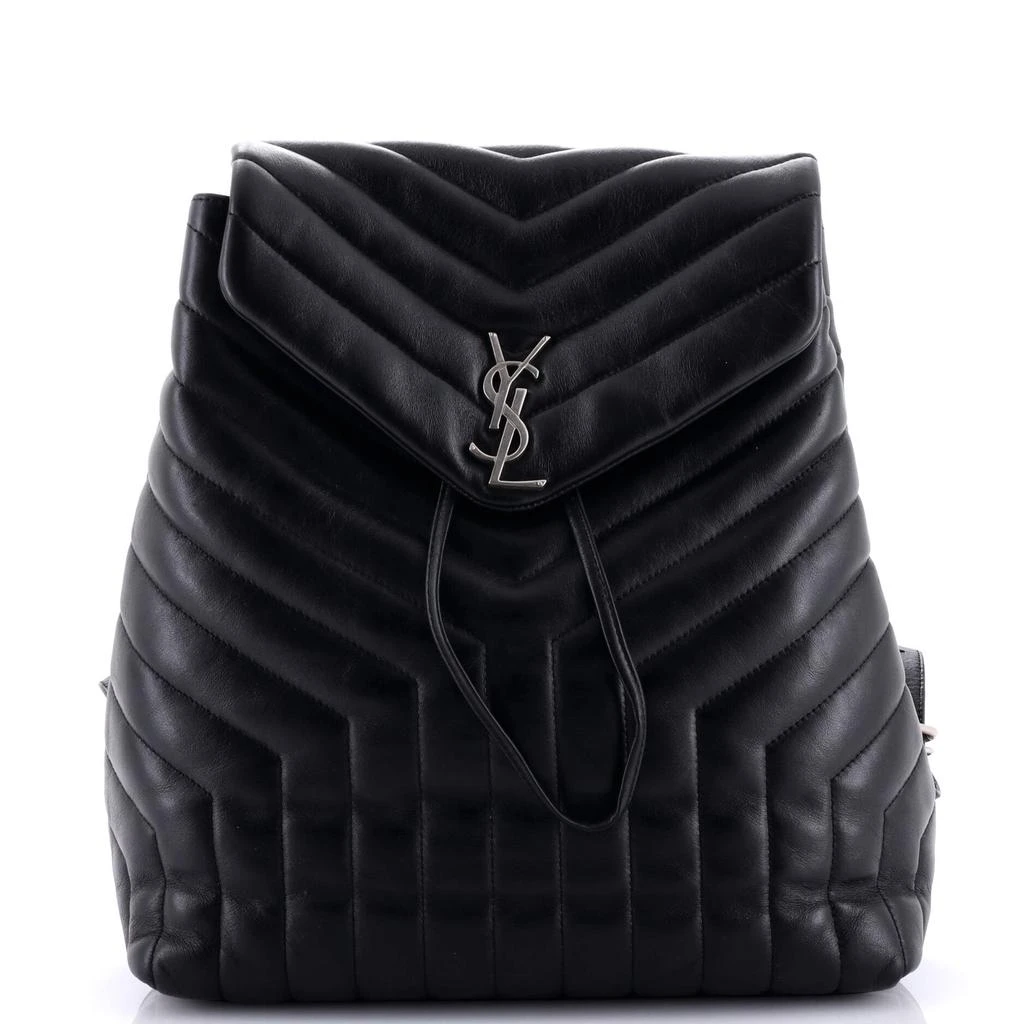 Yves Saint Laurent LouLou Backpack Matelasse Chevron Leather Medium 1