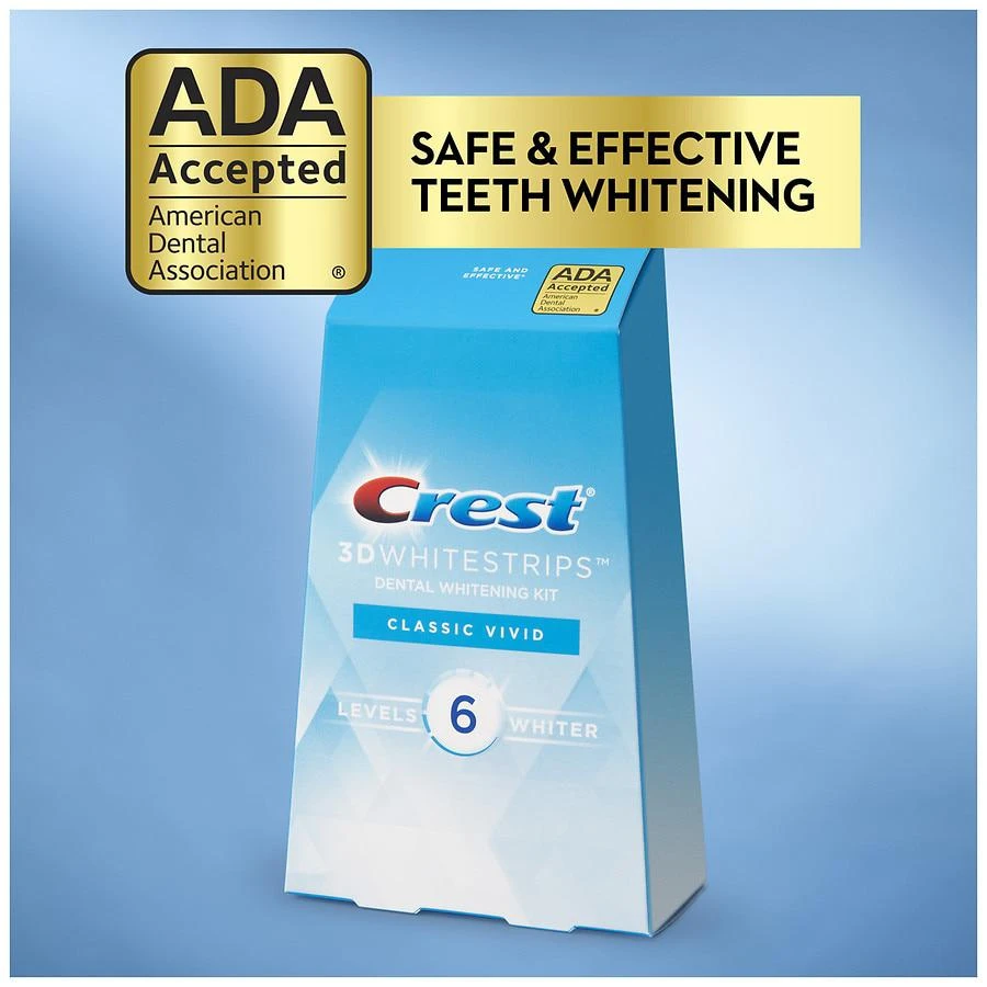 Crest Classic Vivid At-home Teeth Whitening Kit 10 Treatments, 6 Levels Whiter 8