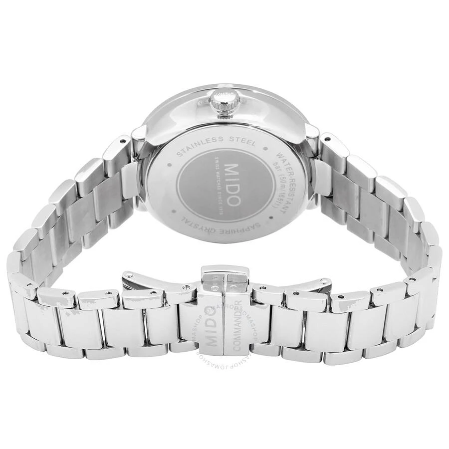MIDO Commander II Automatic Diamond White Mother of Pearl Dial Ladies Watch M0142071111680 3
