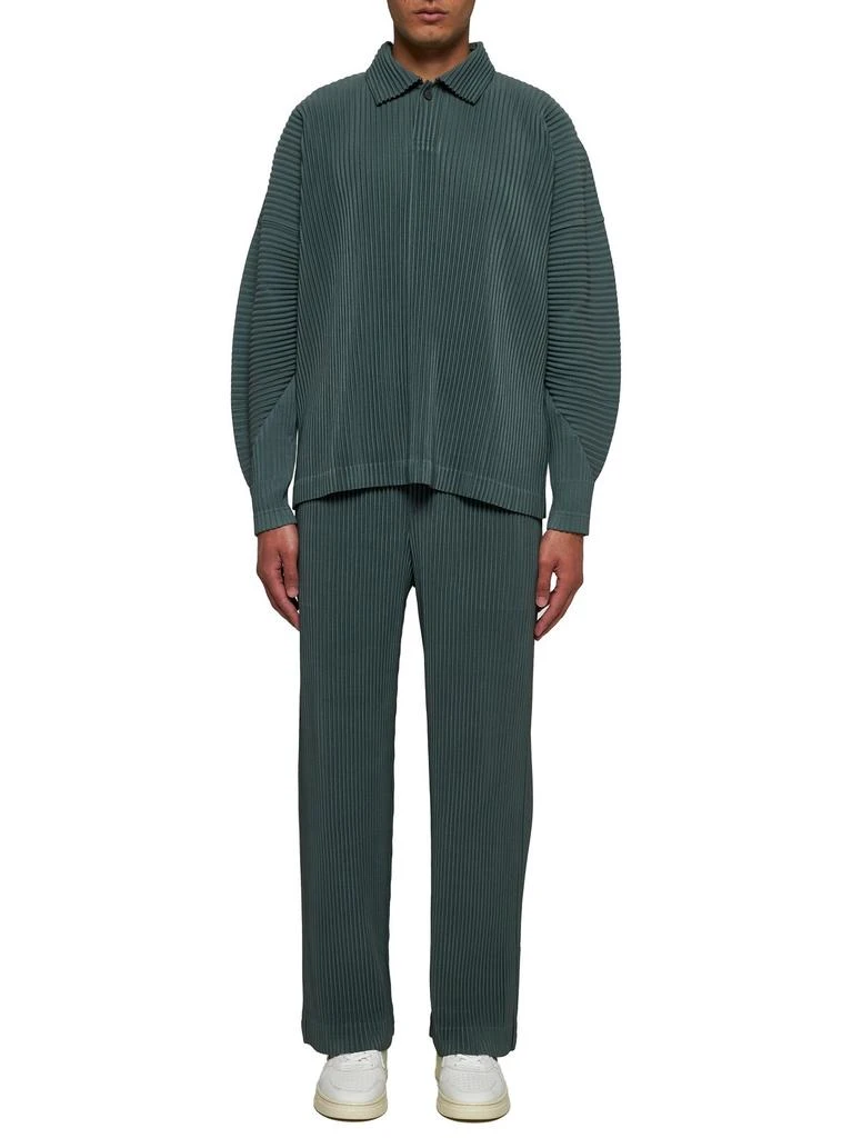 Homme Plissé Issey Miyake Homme Plissé Issey Miyake MC October Pleated Polo Shirt 4