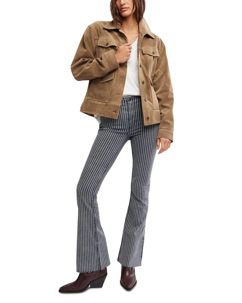 Free People Night Ranch Faux Leather Jacket 2