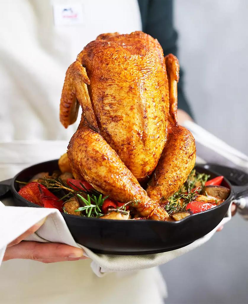 Staub Enameled Cast Iron 9.5" Vertical Chicken Roaster