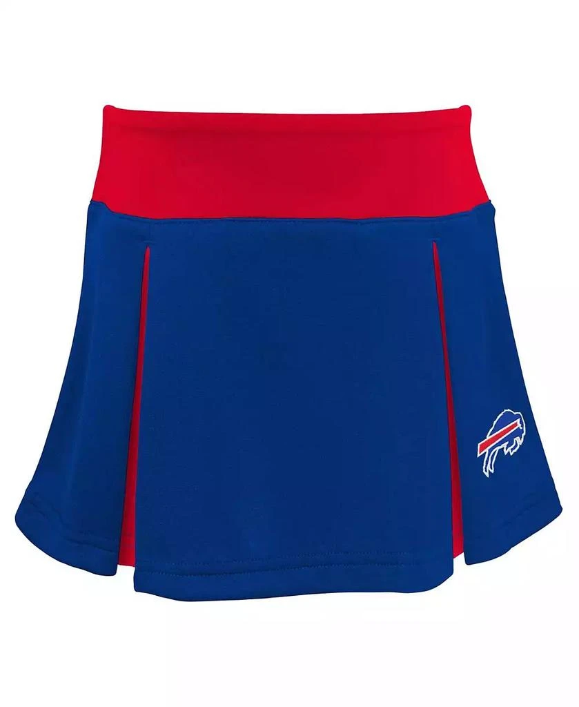 Outerstuff Big Girls Royal Buffalo Bills Spirit Two-Piece Cheerleader Set 2