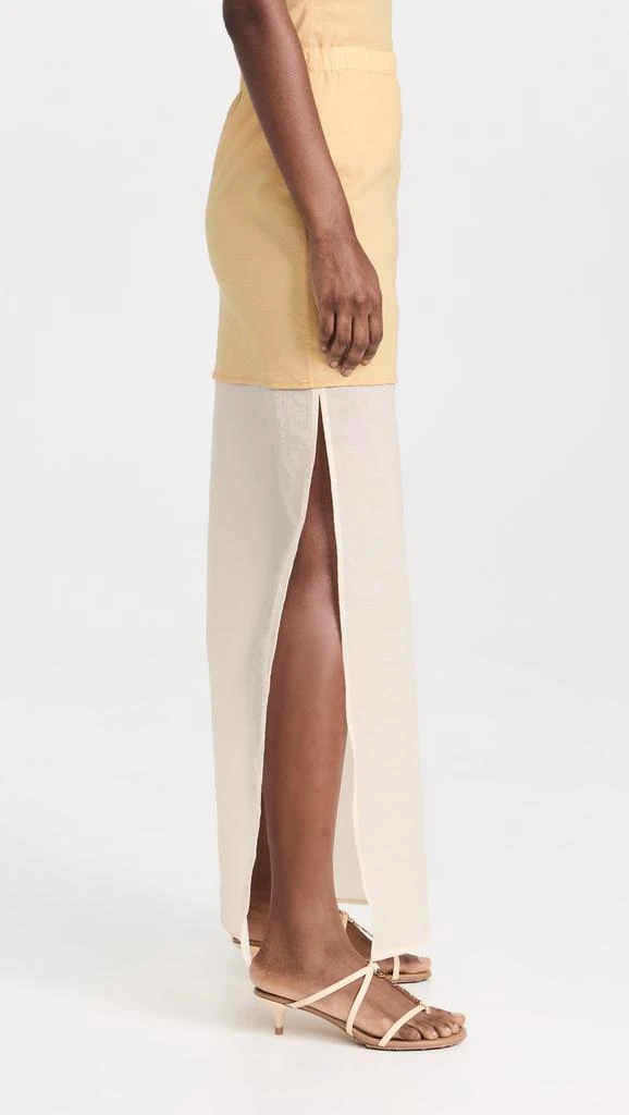 ROSETTA GETTY Double Layer Split Skirt 3