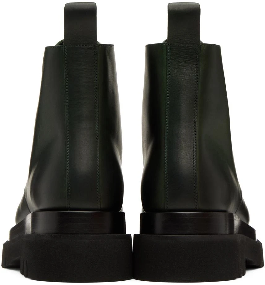 Bottega Veneta Green Lugged Boots 2