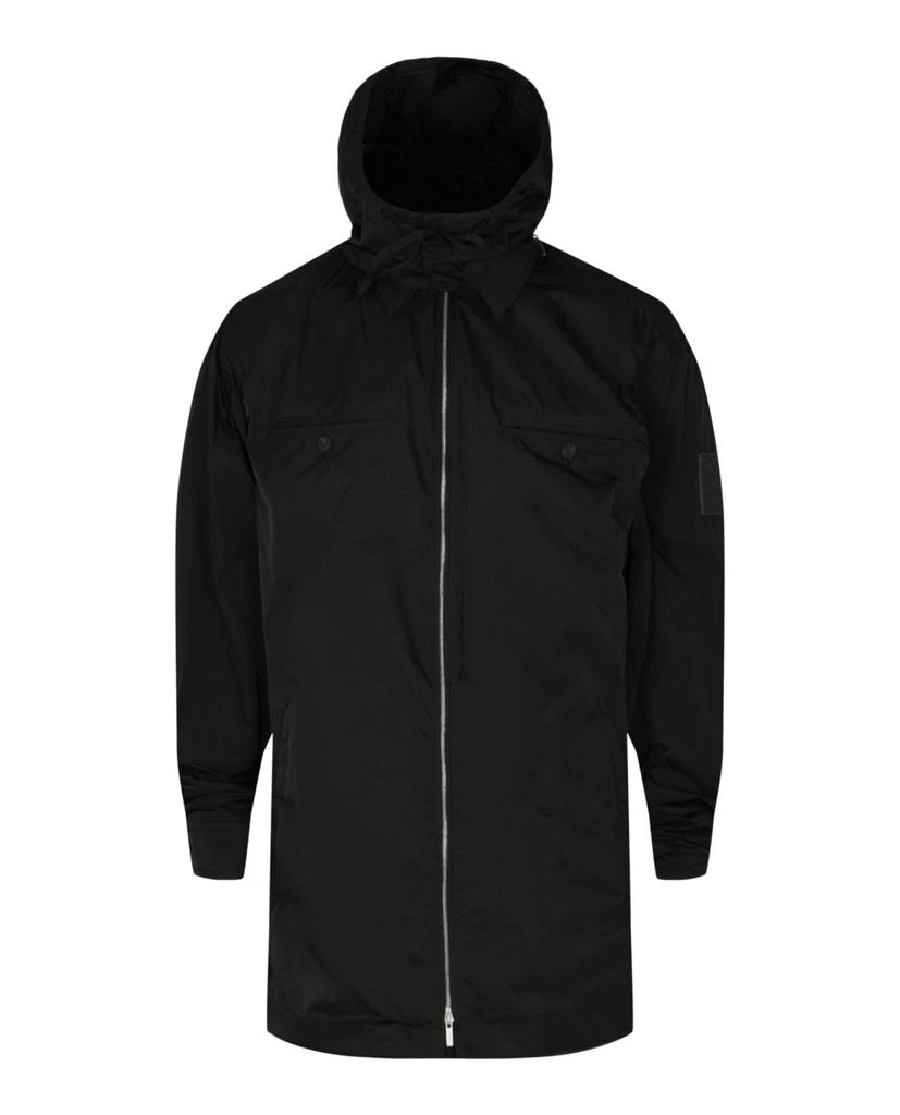 Salvatore Ferragamo Zip-Up Windbreaker with Removable Hood 4