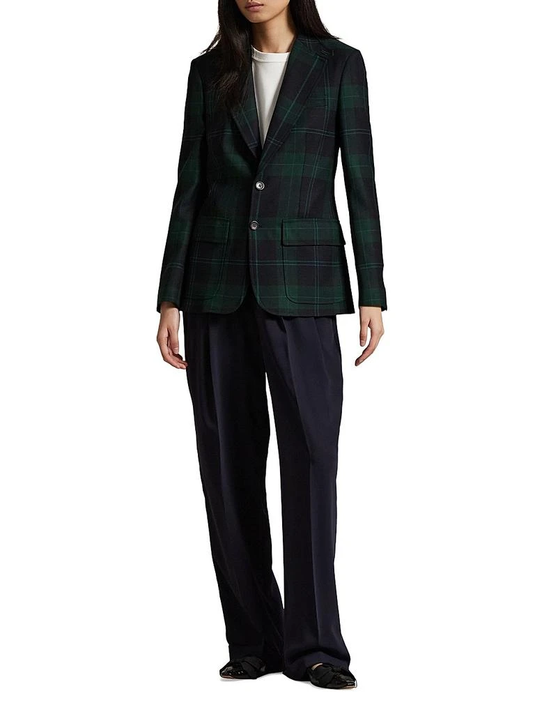 Ralph Lauren Plaid Wool Blazer 2