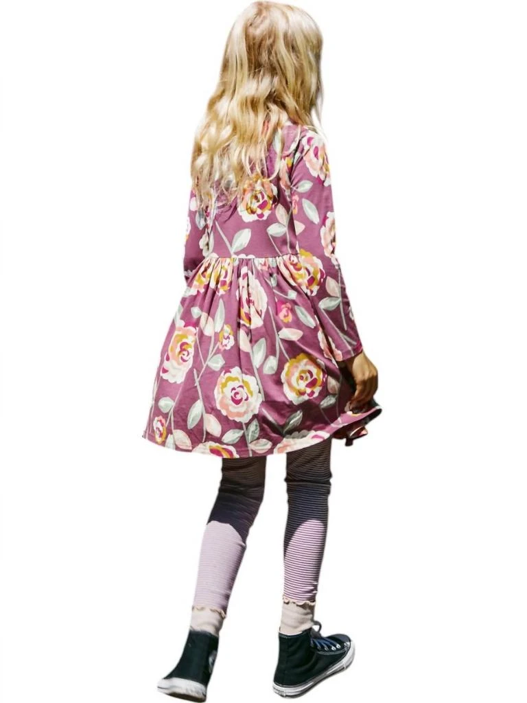 Tea Collection Tea Collection - Long Sleeve Wrap Neck Dress 3