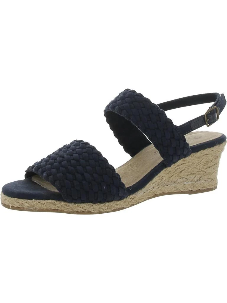 Bella Vita Mariella Womens Faux Suede Wedge Espadrilles 1