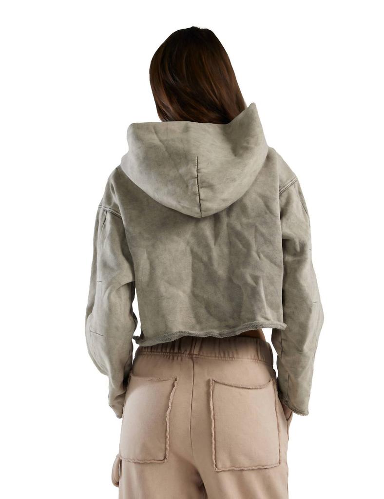 Les Tien Les Tien - Les Tien Rosa Raw Zip Hoodie