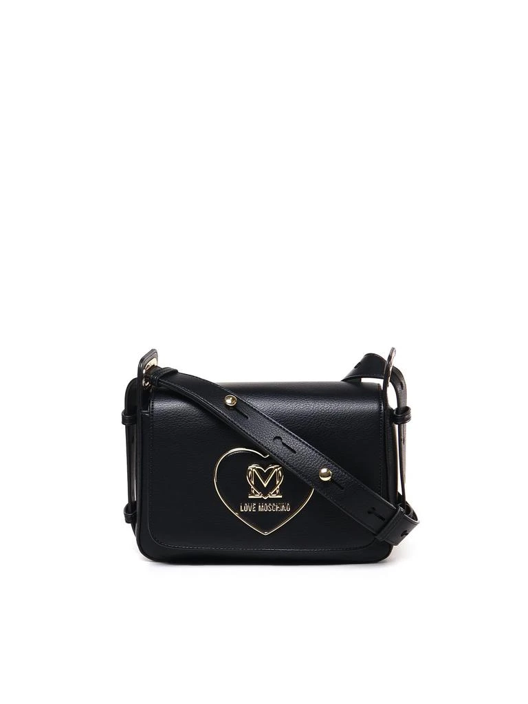 Love Moschino Love Moschino Heart And Logo Plaque Shoulder Bag 1